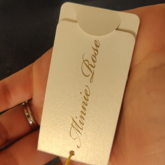 New! Designer Minnie Rose V Neck long sleeves lace pullover sweater sz M - Picture 7 of 16